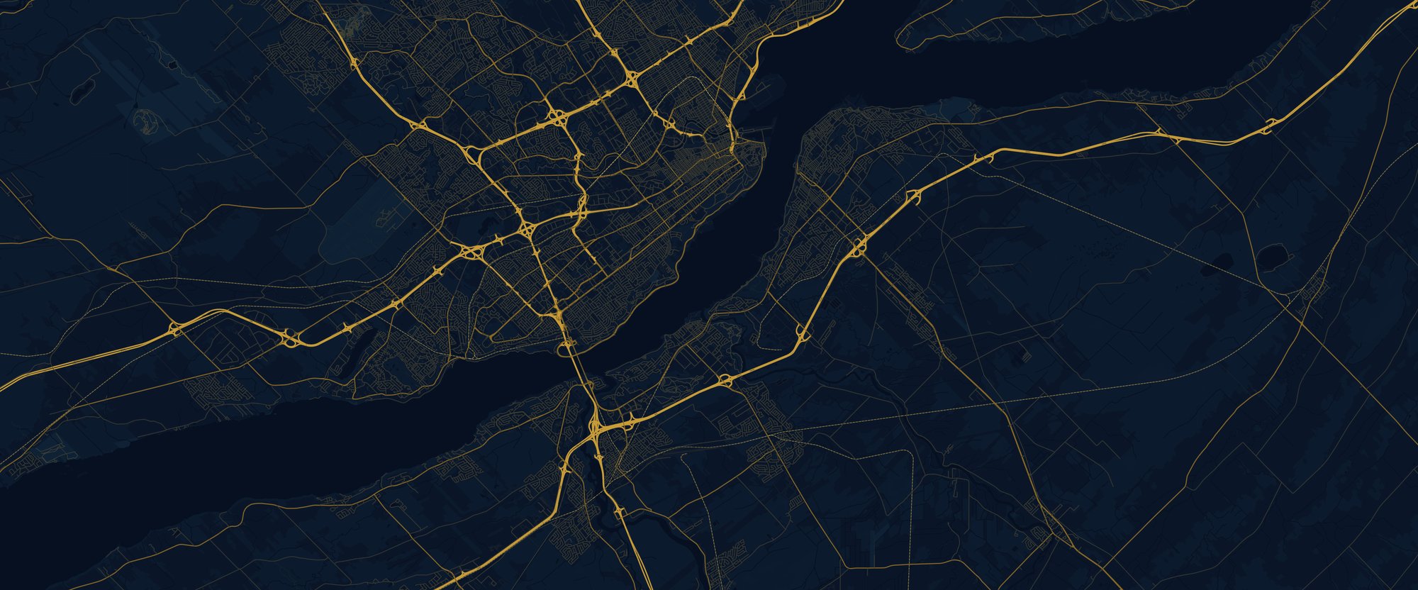 Carte de Lévis, Québec